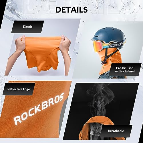 Balaclava Ski Mask Cycling Windproof, Thermal Neck Gaiter Soft